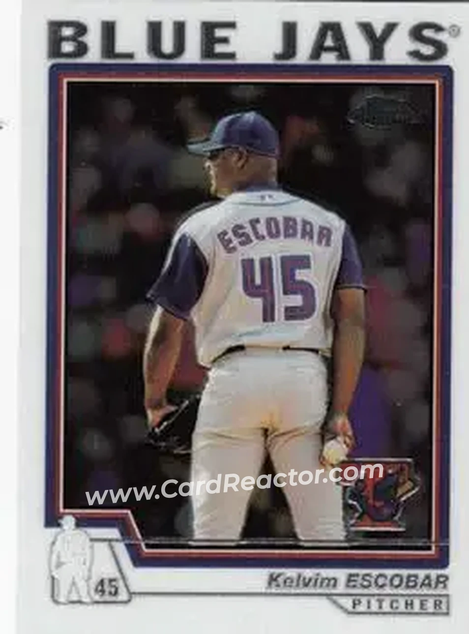 2004 Topps Chrome #68 - Kelvim Escobar - Toronto Blue Jays - Front