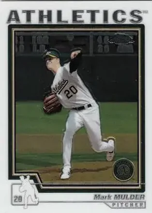 2004 Topps Chrome #70 - Mark Mulder - Oakland Athletics