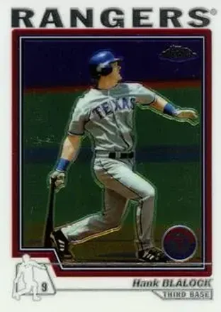 2004 Topps Chrome #75 - Hank Blalock - Texas Rangers