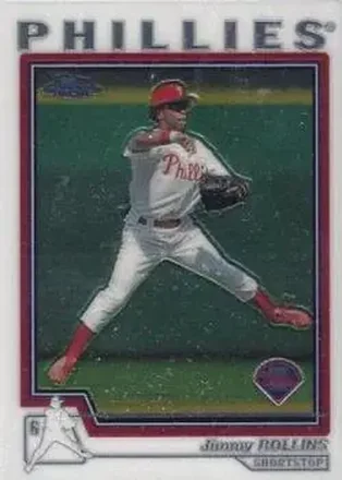 2004 Topps Chrome #76 - Jimmy Rollins - Philadelphia Phillies