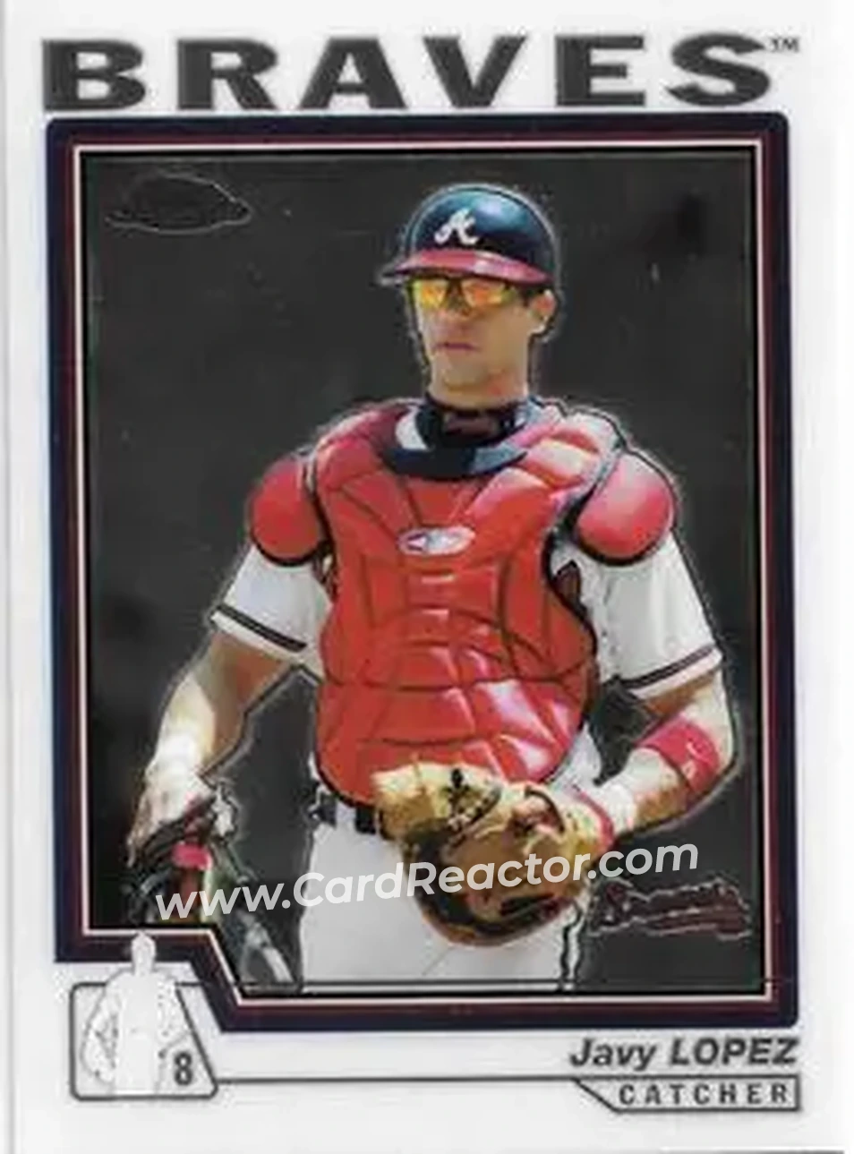 2004 Topps Chrome #78 - Javier Lopez - Atlanta Braves - Front
