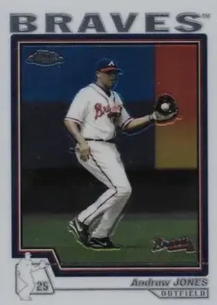 2004 Topps Chrome #80 - Andruw Jones - Atlanta Braves