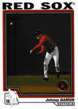 2004 Topps Chrome #82 - Johnny Damon - Boston Red Sox