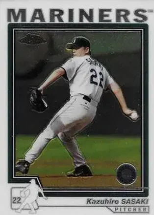 2004 Topps Chrome #84 - Kazuhiro Sasaki - Seattle Mariners