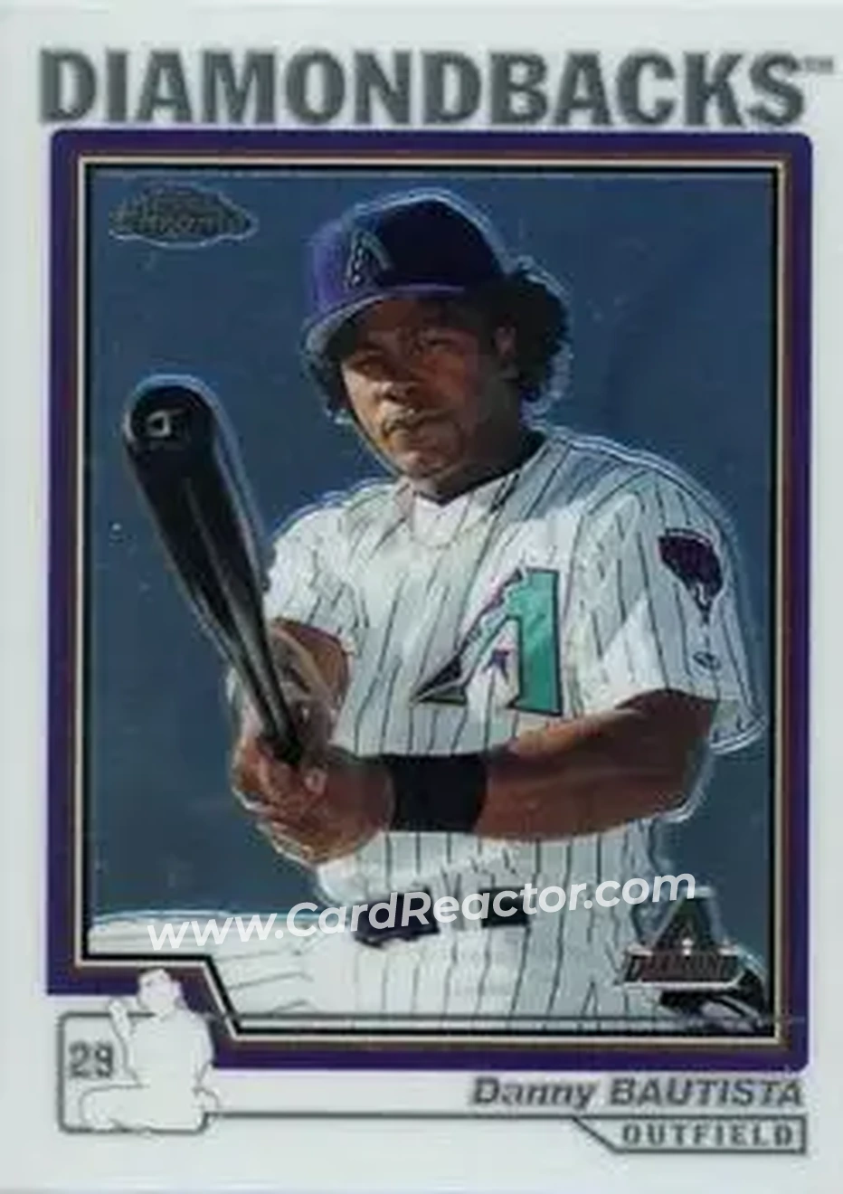 2004 Topps Chrome #85 - Danny Bautista - Arizona Diamondbacks - Front