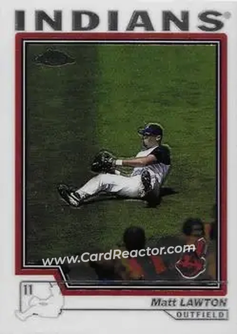 2004 Topps Chrome #86 - Matt Lawton - Cleveland Indians - Front