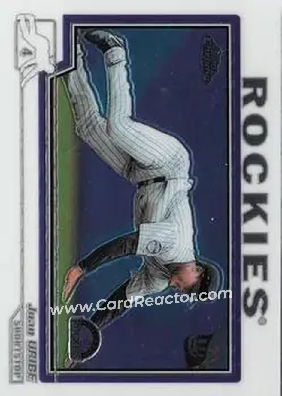 2004 Topps Chrome #87 - Juan Uribe - Colorado Rockies - Front