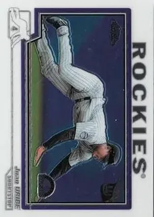2004 Topps Chrome #87 - Juan Uribe - Colorado Rockies