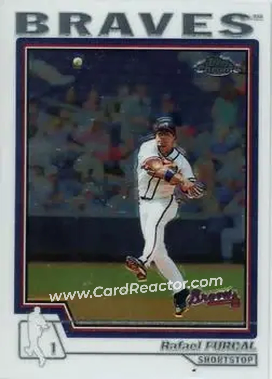 2004 Topps Chrome #88 - Rafael Furcal - Atlanta Braves - Front