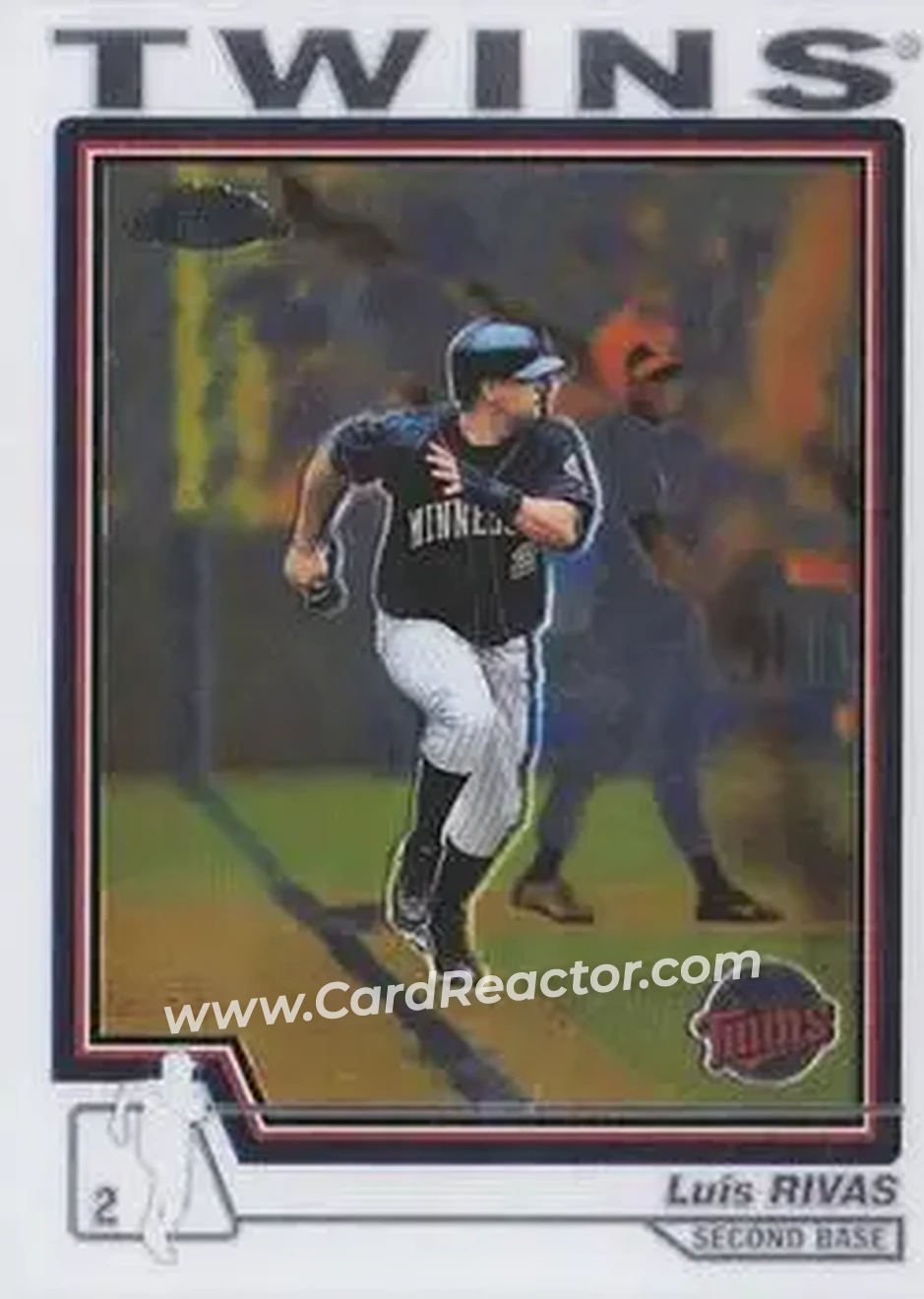 2004 Topps Chrome #91 - Luis Rivas - Minnesota Twins - Front