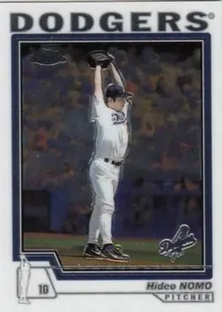 2004 Topps Chrome #92 - Hideo Nomo - Los Angeles Dodgers