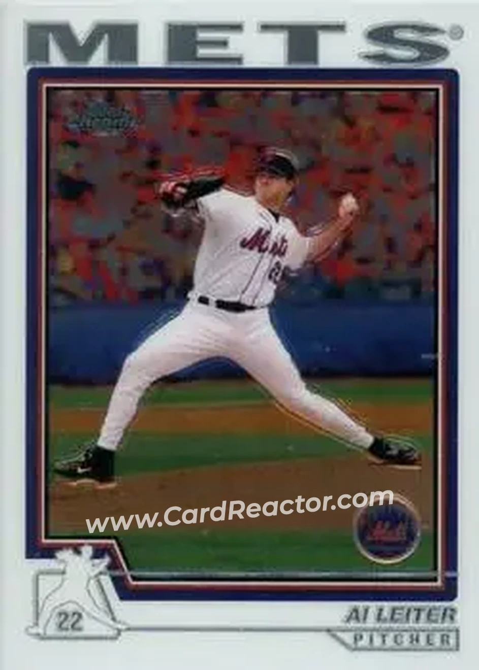 2004 Topps Chrome #94 - Al Leiter - New York Mets - Front