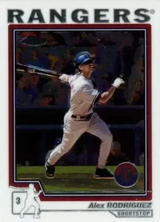 2004 Topps Chrome #100 - Alex Rodriguez - Texas Rangers