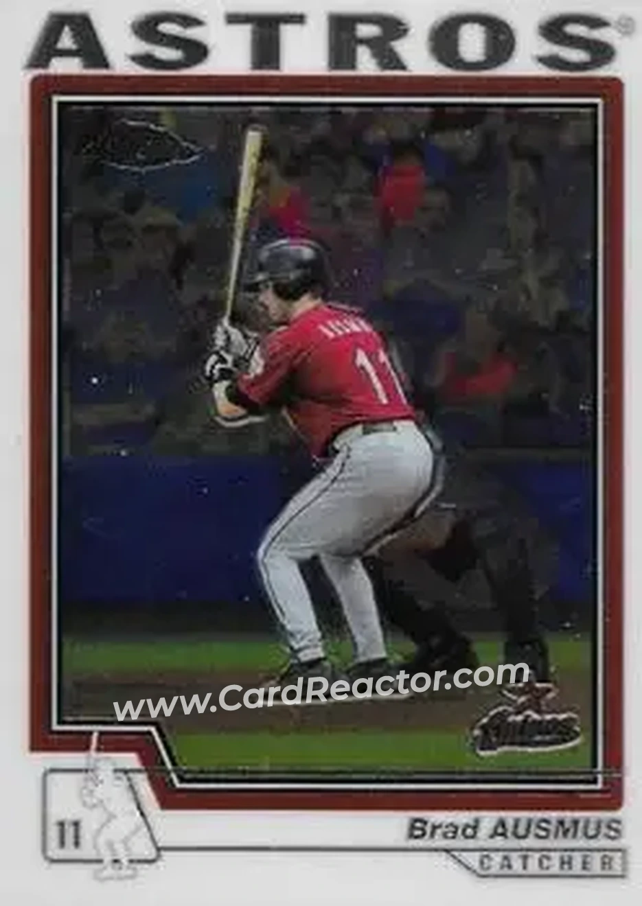 2004 Topps Chrome #102 - Brad Ausmus - Houston Astros - Front