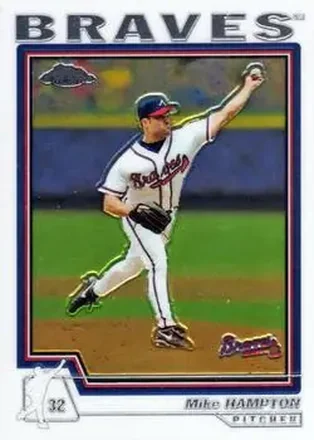 2004 Topps Chrome #104 - Mike Hampton - Atlanta Braves