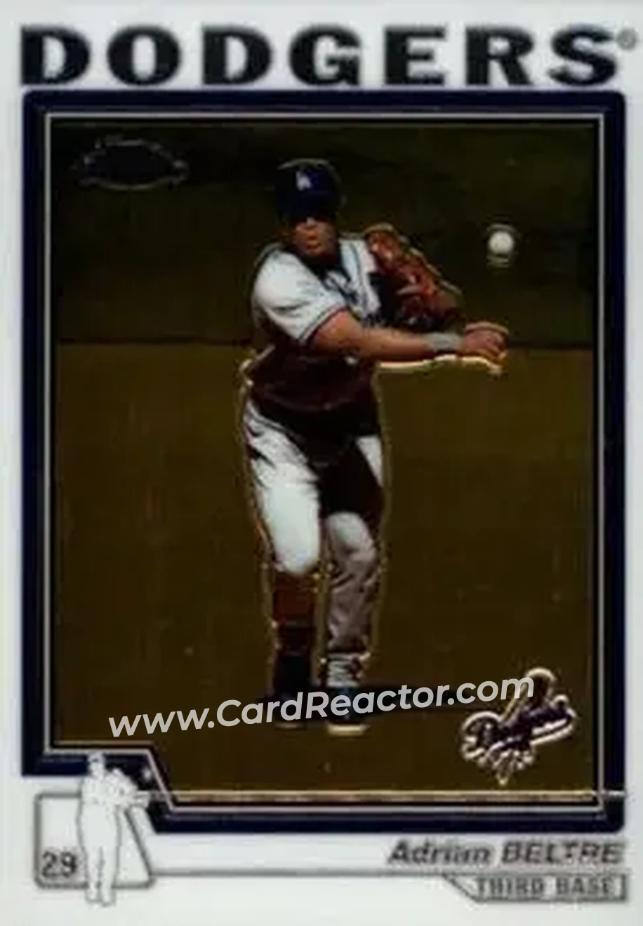 2004 Topps Chrome #105 - Adrian Beltré - Los Angeles Dodgers - Front