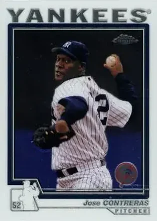 2004 Topps Chrome #116 - Jose Contreras - New York Yankees