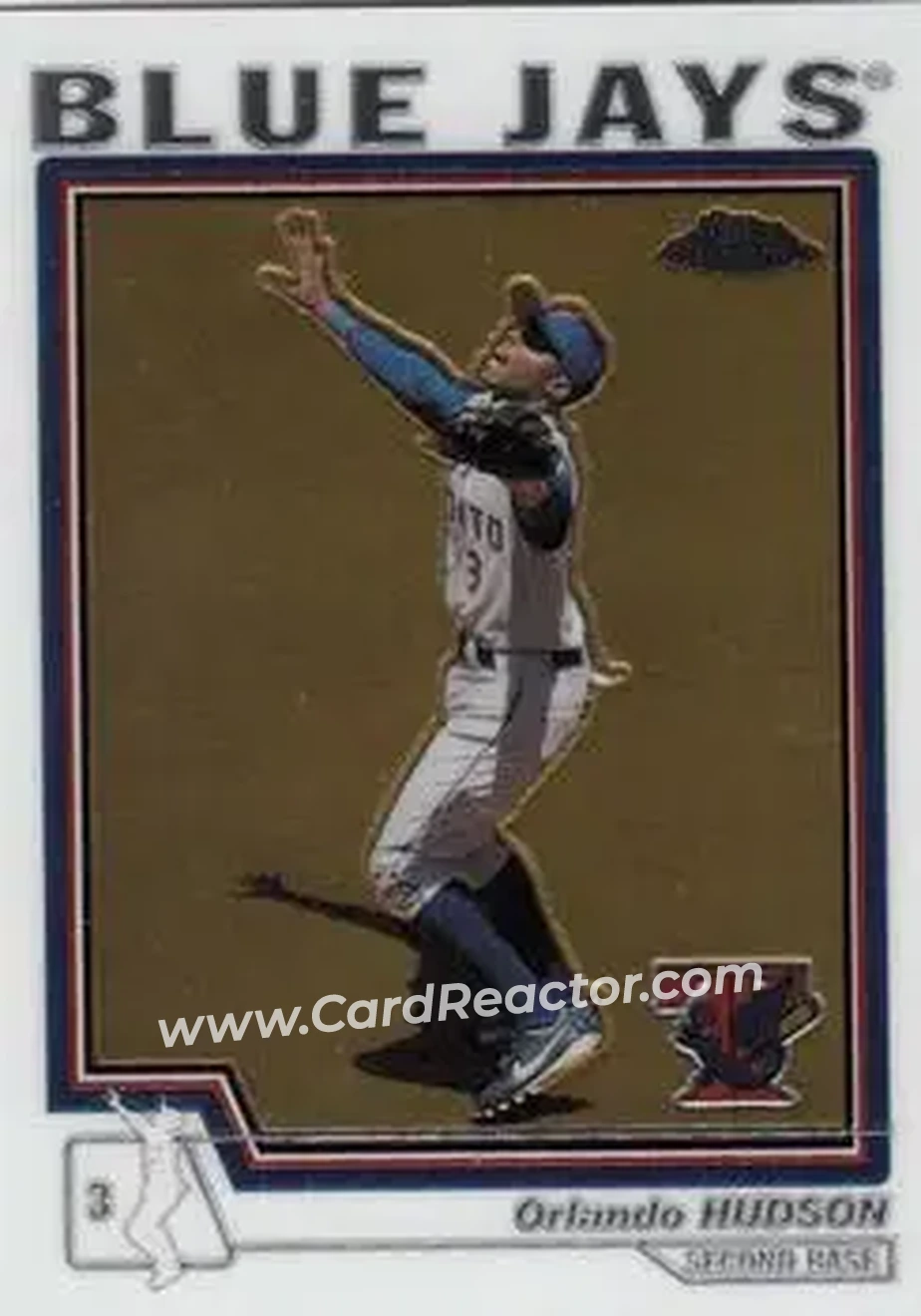 2004 Topps Chrome #119 - Orlando Hudson - Toronto Blue Jays - Front