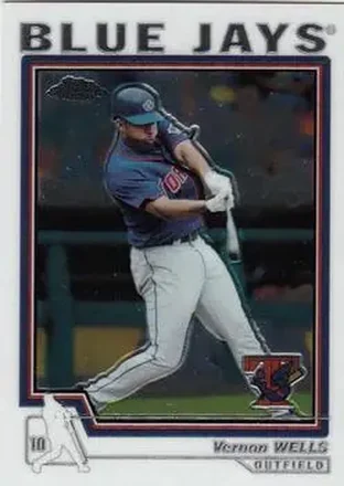 2004 Topps Chrome #120 - Vernon Wells - Toronto Blue Jays