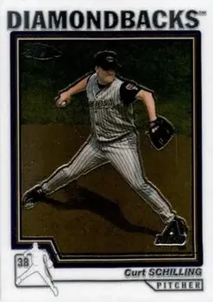2004 Topps Chrome #125 - Curt Schilling - Arizona Diamondbacks