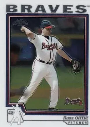 2004 Topps Chrome #126 - Russ Ortiz - Atlanta Braves