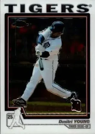 2004 Topps Chrome #129 - Dmitri Young - Detroit Tigers