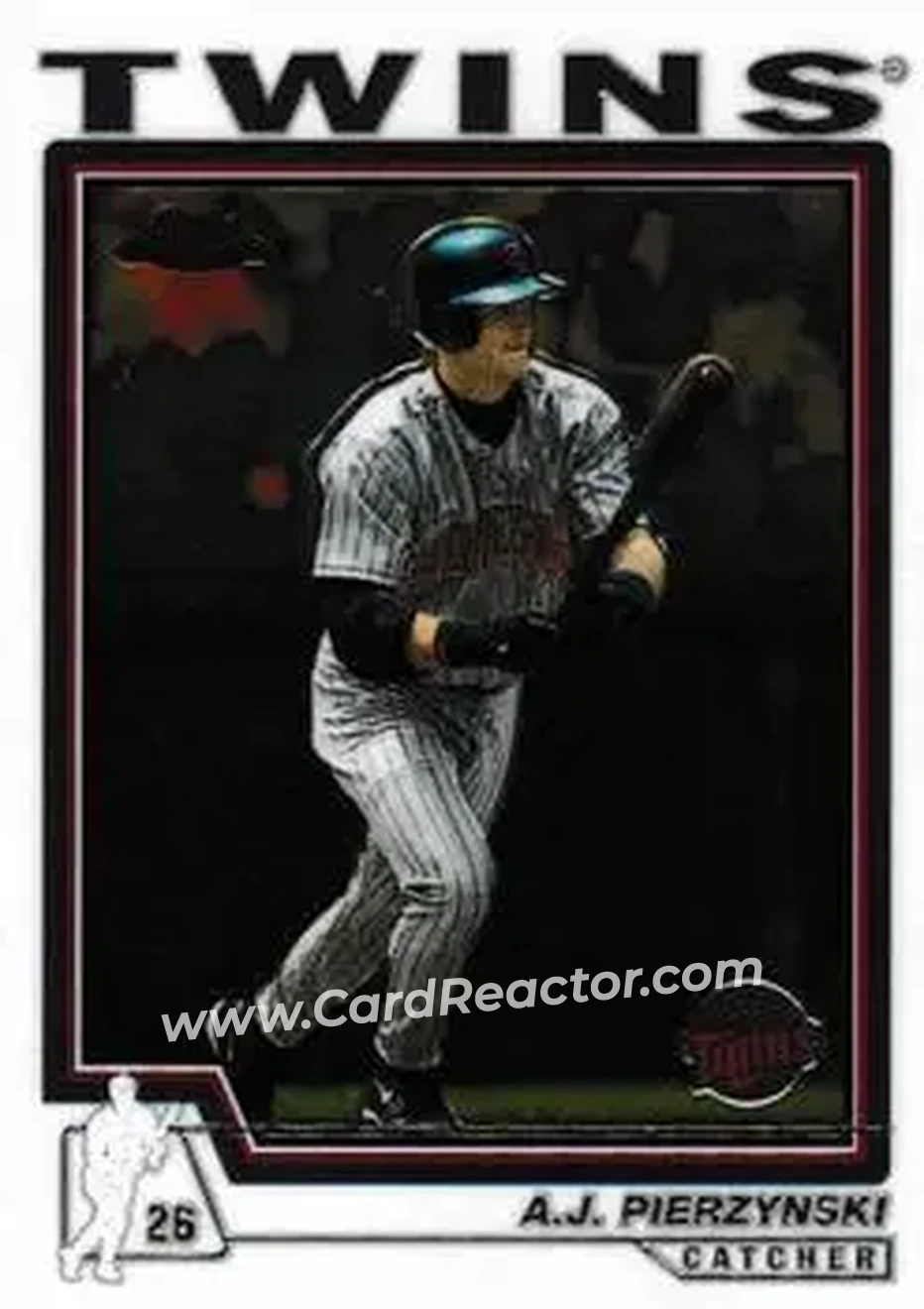 2004 Topps Chrome #131 - A.J. Pierzynski - Minnesota Twins - Front