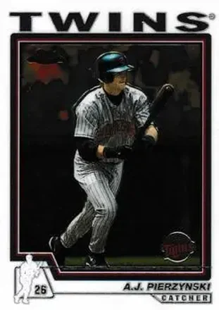 2004 Topps Chrome #131 - A.J. Pierzynski - Minnesota Twins