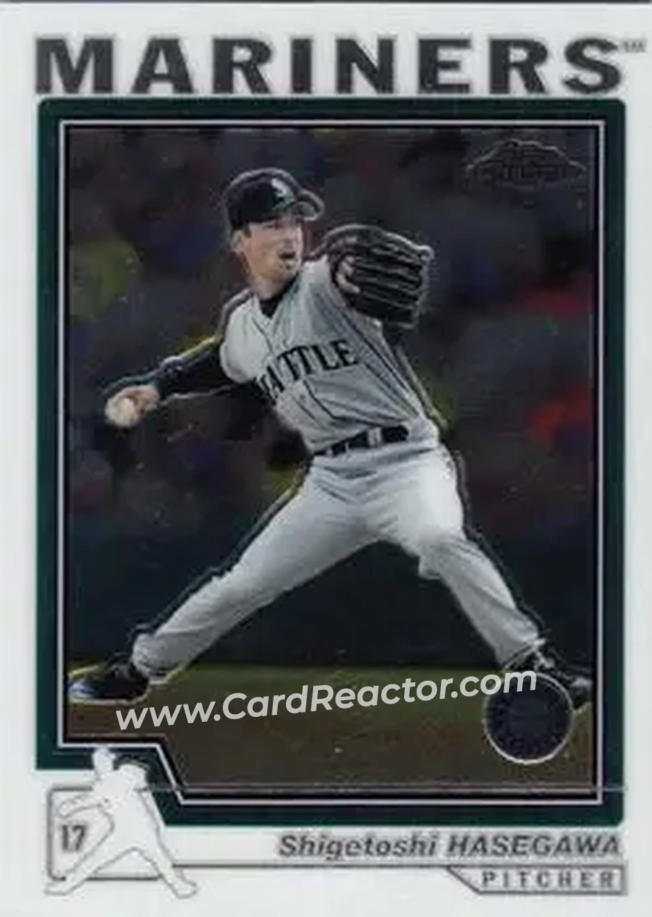 2004 Topps Chrome #138 - Shigetoshi Hasegawa - Seattle Mariners - Front
