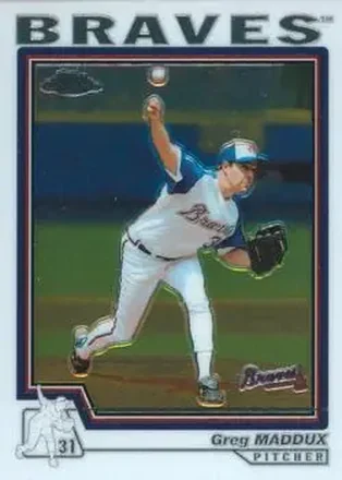 2004 Topps Chrome #140 - Greg Maddux - Atlanta Braves