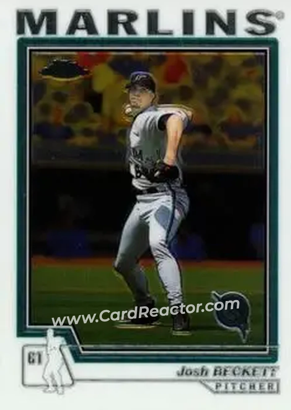 2004 Topps Chrome #141 - Josh Beckett - Florida Marlins - Front