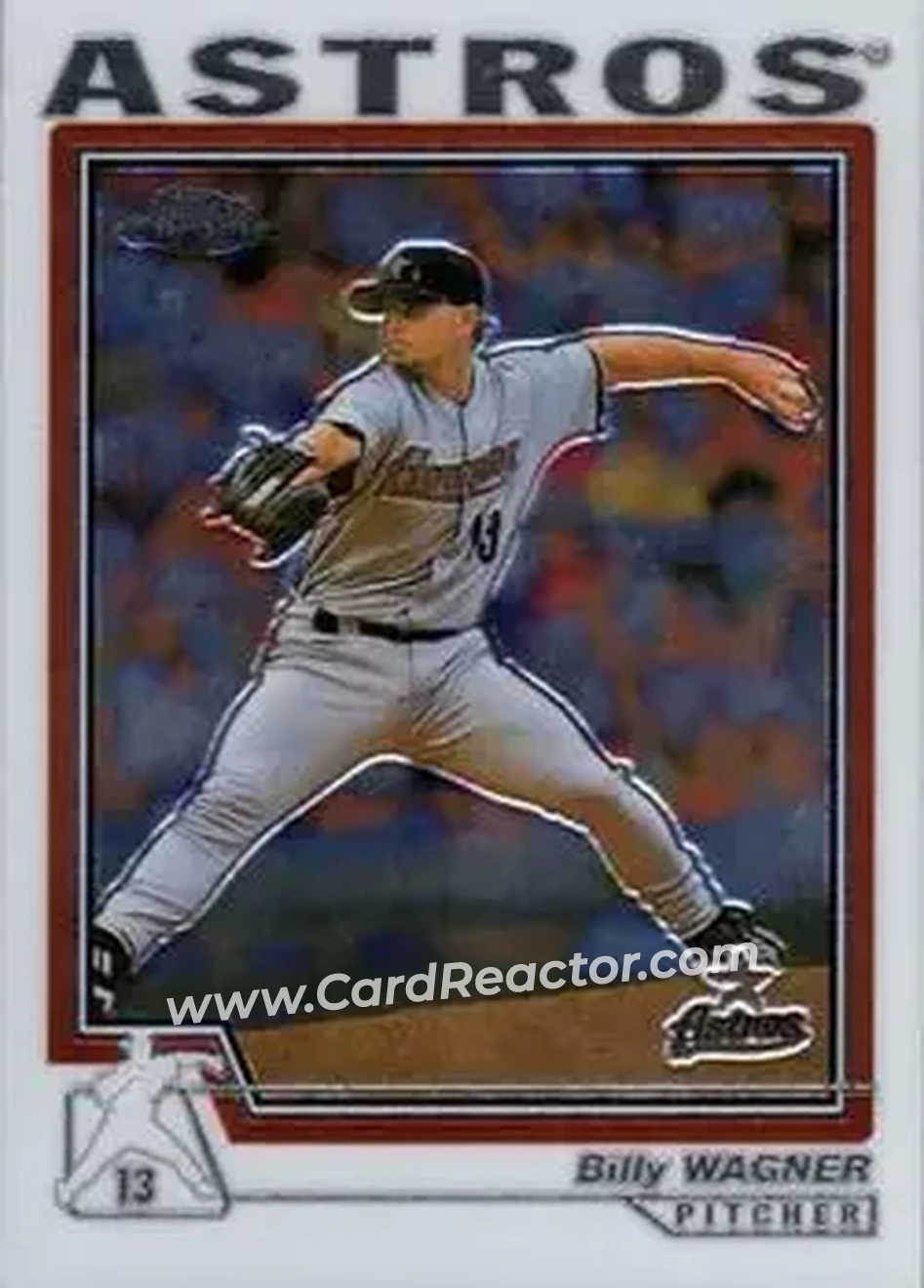2004 Topps Chrome #145 - Billy Wagner - Houston Astros - Front
