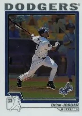 2004 Topps Chrome #146 - Brian Jordan - Los Angeles Dodgers