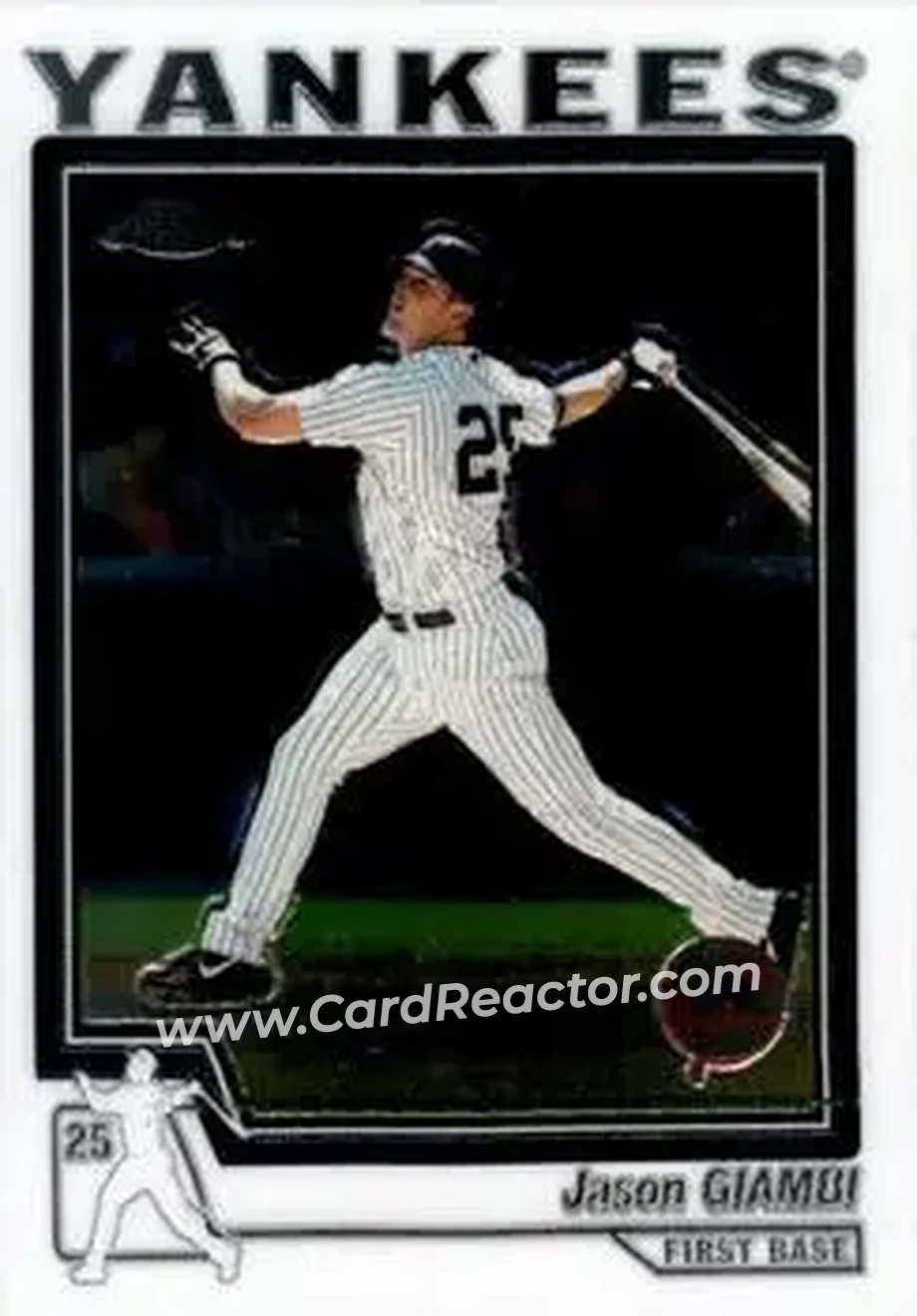2004 Topps Chrome #150 - Jason Giambi - New York Yankees - Front