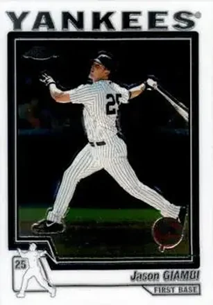2004 Topps Chrome #150 - Jason Giambi - New York Yankees