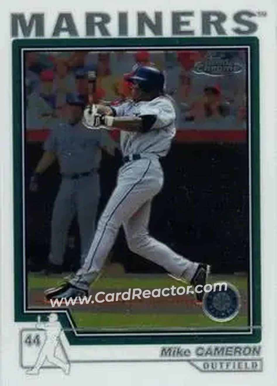2004 Topps Chrome #156 - Mike Cameron - Seattle Mariners - Front