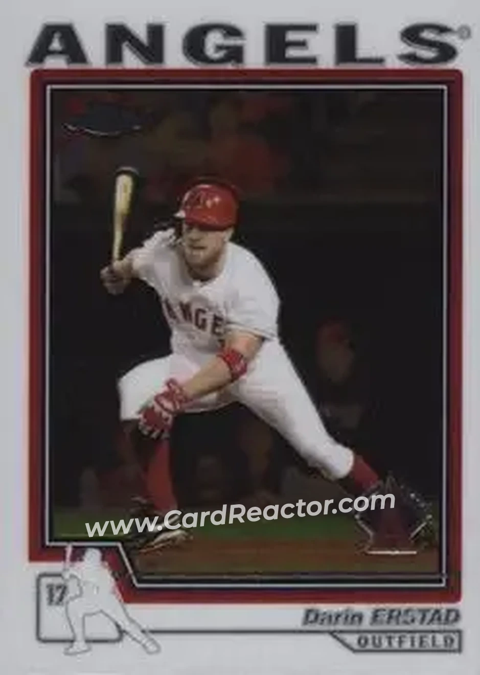 2004 Topps Chrome #161 - Darin Erstad - Anaheim Angels - Front