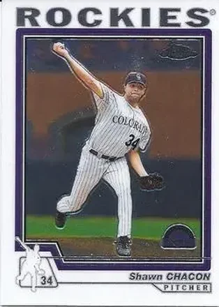 2004 Topps Chrome #163 - Shawn Chacon - Colorado Rockies