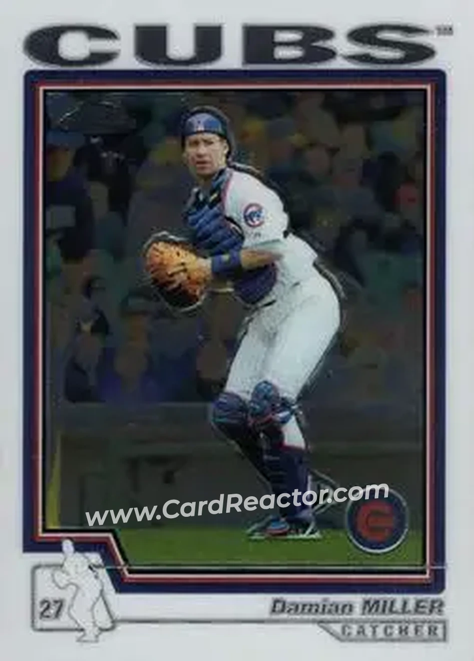 2004 Topps Chrome #165 - Damian Miller - Chicago Cubs - Front
