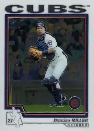 2004 Topps Chrome #165 - Damian Miller - Chicago Cubs
