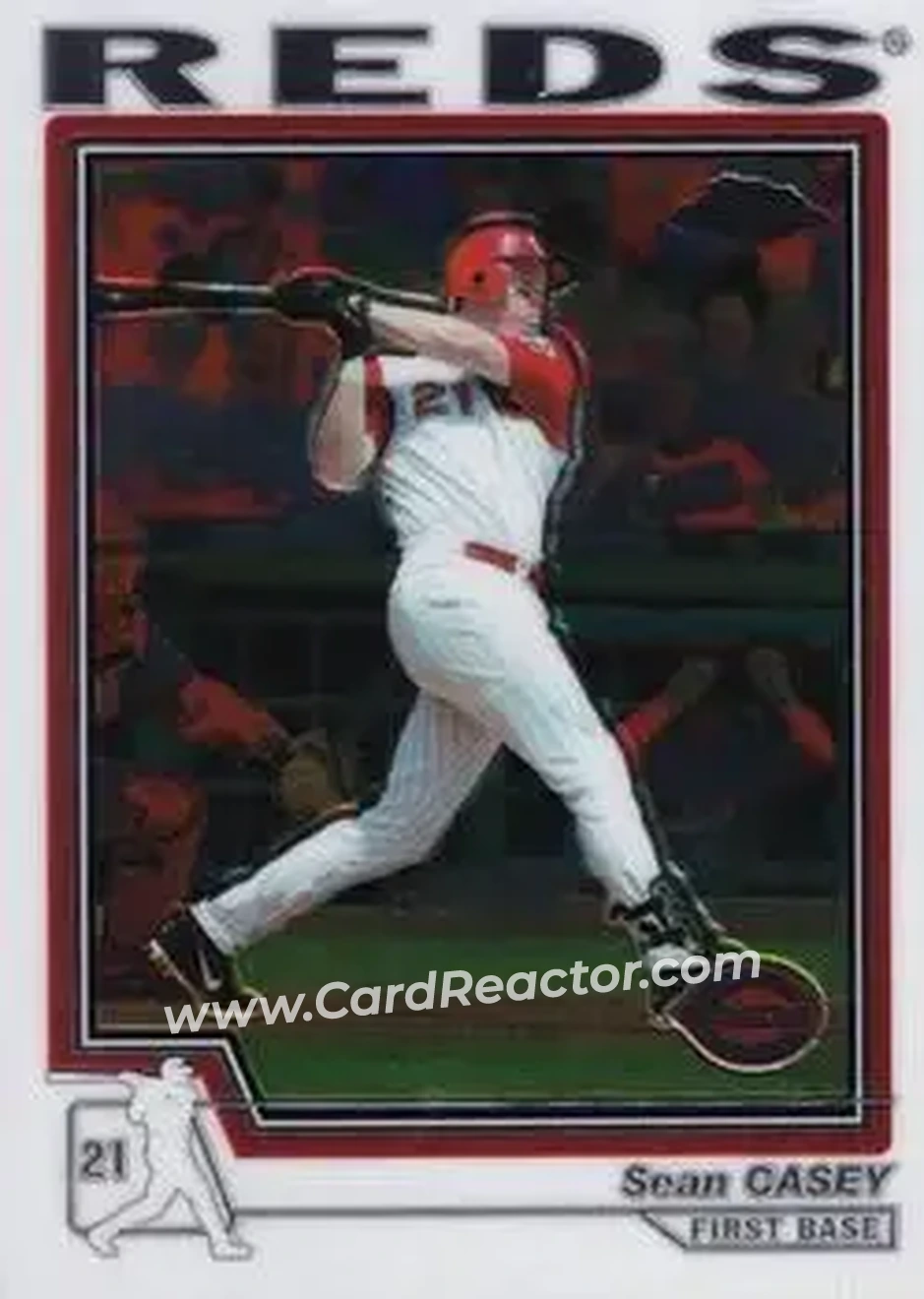 2004 Topps Chrome #167 - Sean Casey - Cincinnati Reds - Front