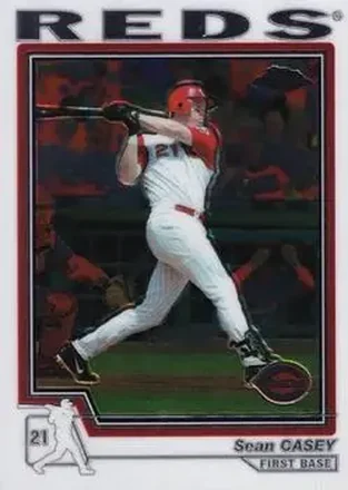 2004 Topps Chrome #167 - Sean Casey - Cincinnati Reds