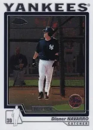 2004 Topps Chrome #214 Dioner Navarro