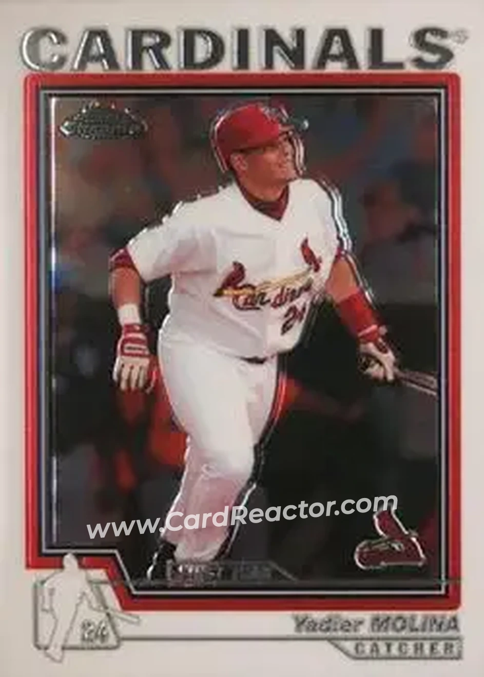2004 Topps Chrome #219 - Yadier Molina - St. Louis Cardinals - Front