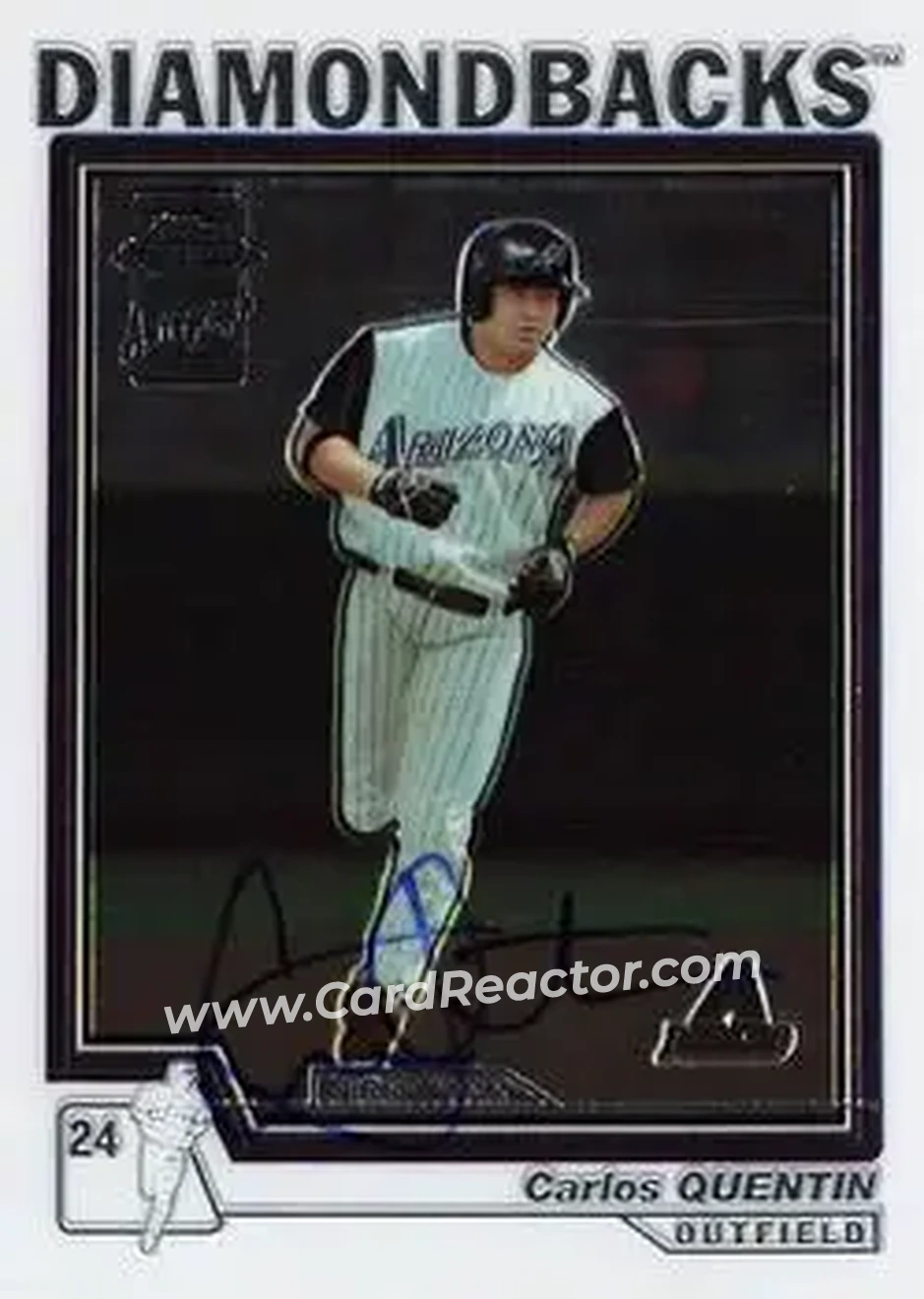 2004 Topps Chrome #235 - Carlos Quentin - Arizona Diamondbacks - Front