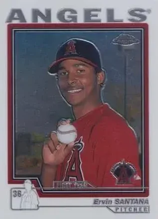 2004 Topps Chrome #249 - Ervin Santana - Anaheim Angels