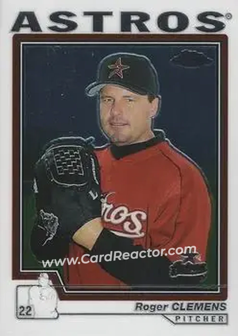 2004 Topps Chrome #257 - Roger Clemens - Houston Astros - Front