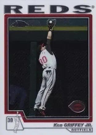 2004 Topps Chrome #268 - Ken Griffey Jr. - Cincinnati Reds