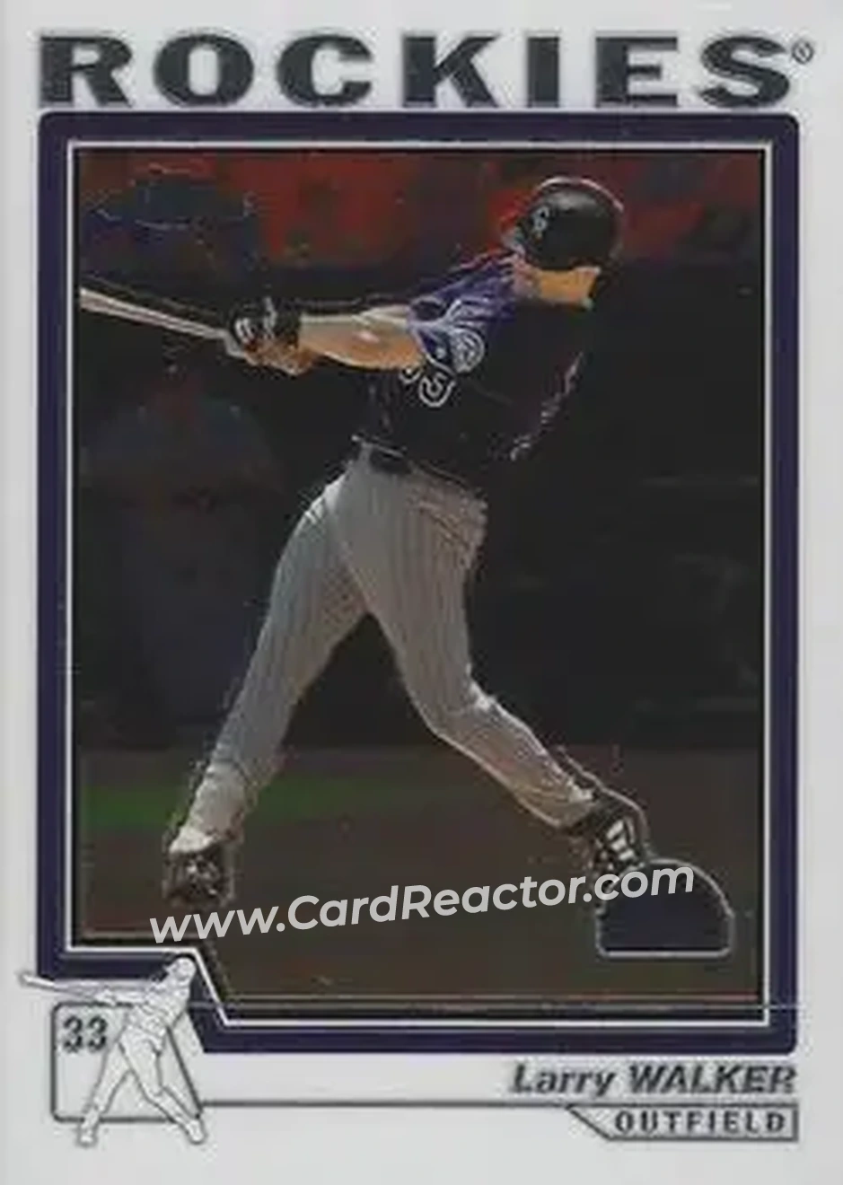 2004 Topps Chrome #270 - Larry Walker - Colorado Rockies - Front