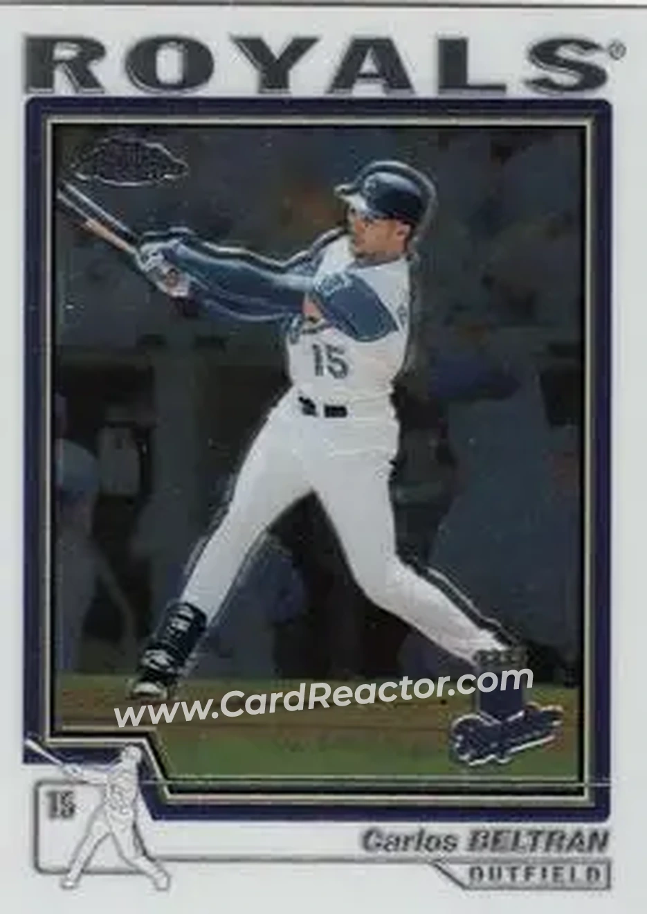2004 Topps Chrome #272 - Carlos Beltran - Kansas City Royals - Front